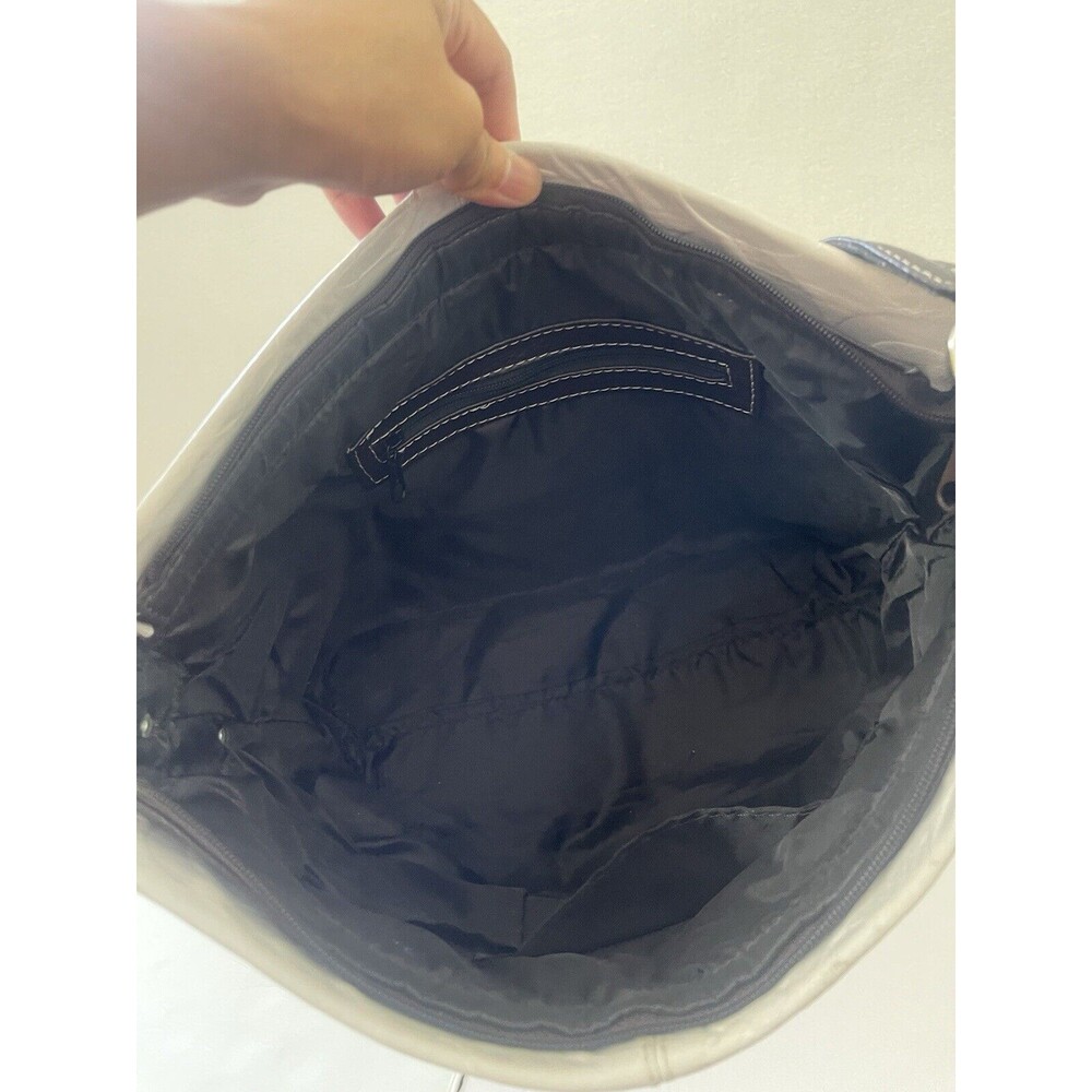 Coach Women’s White Shoulder Bag Dark Brown‎ Strap Please Read - Picture 8 of 16